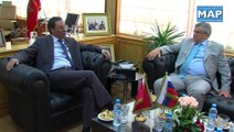السيد اعمارة يتباحث مع سفير روسيا الاتحادية بالمغرب 