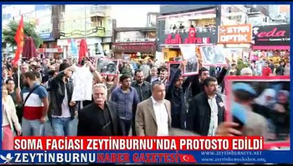 Soma Faciası Zeytinburnu'nda Protosto Edildi