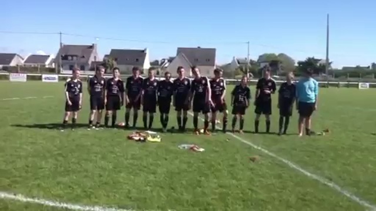 Chanson de fin match des u15