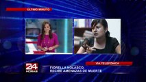 Fiorella Nolasco es amenazada de muerte tras orden de captura contra Álvarez