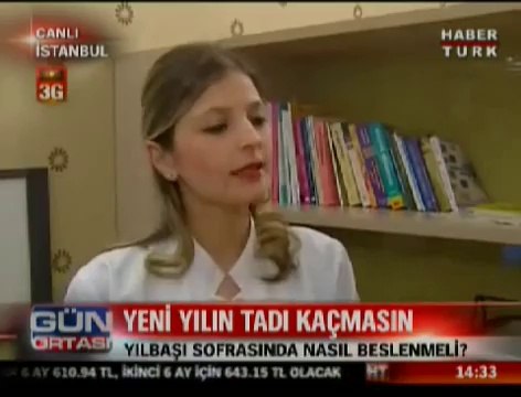 Yılbaşında Sağlıklı Beslenme- Beslenme ve Diyet Uzmanı Müge Özyurt Şafak