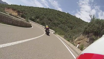 leçon de conduite avec la Caponord 1200