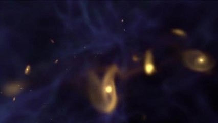 Life of 13-Billion-Year-Old Galaxy Shown in Amazing Nasa Video