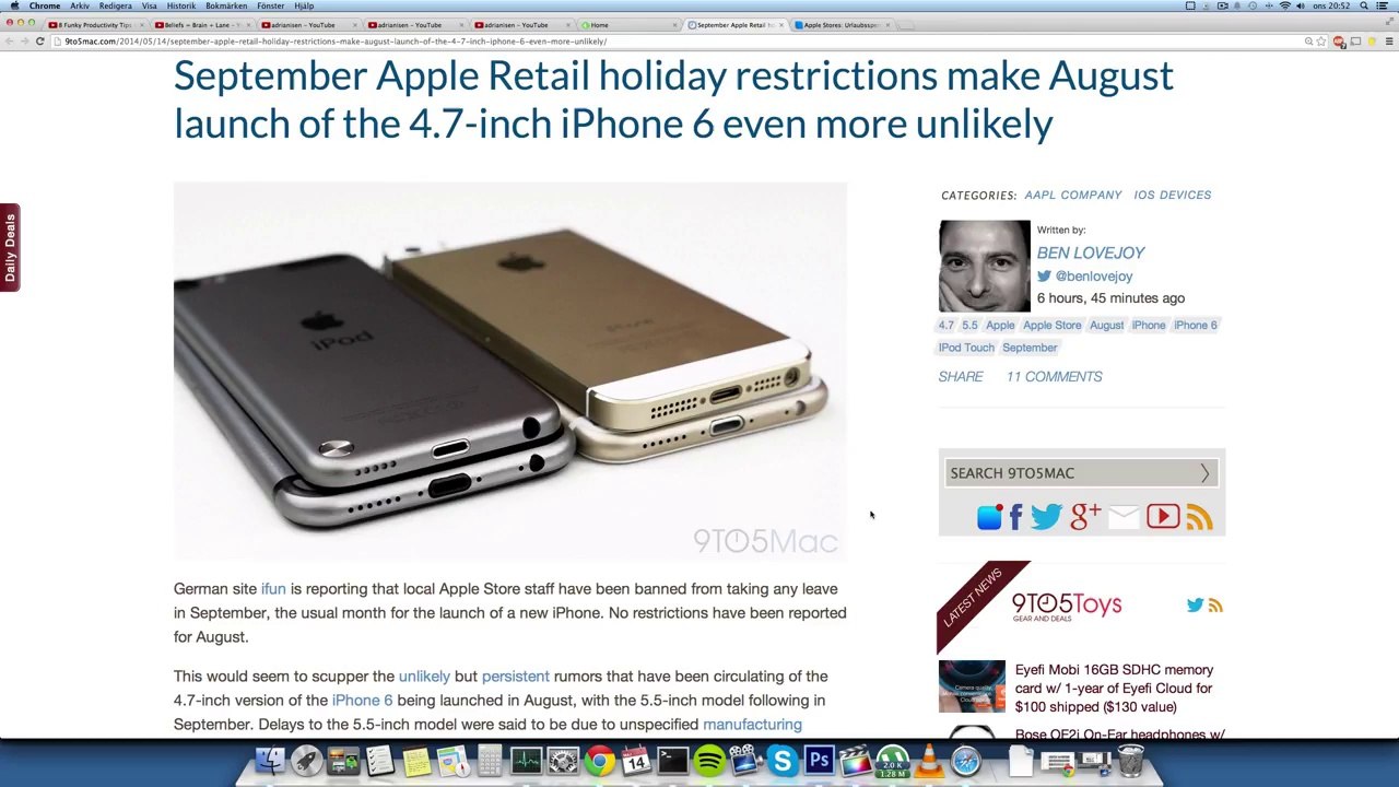 NEW Apple iPhone 6 September 2014 Launch Likely