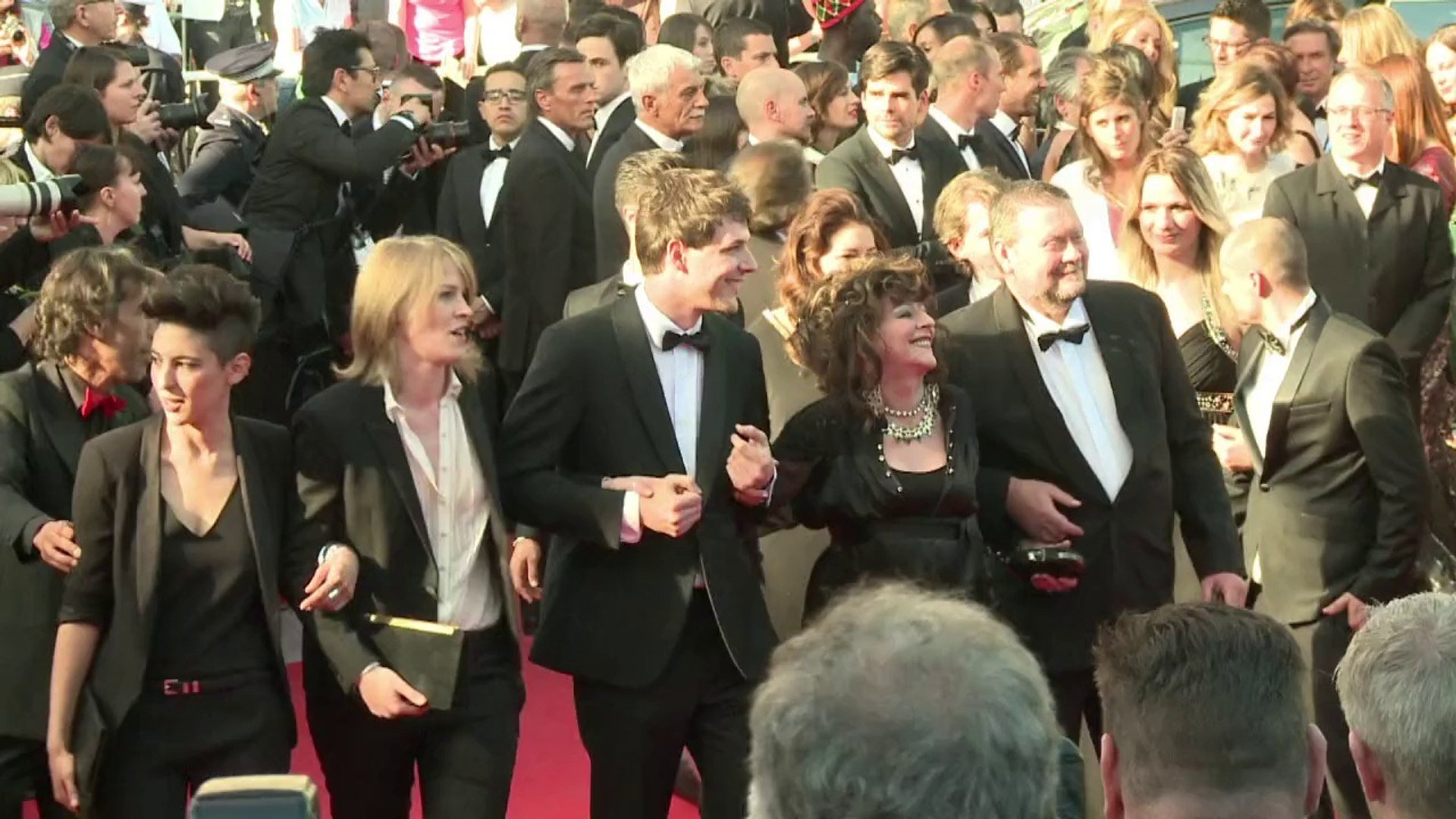 ⁣Cannes Red Carpet: 'Mr. Turner'