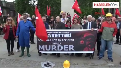 Soma Faciası Londra'da Protesto Edildi