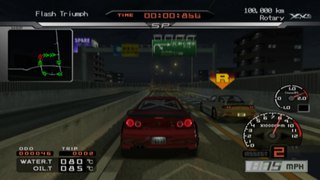 Tokyo Xtreme Racer 3 on PCSX2 (Widescreen Hack - Nagoya Route)