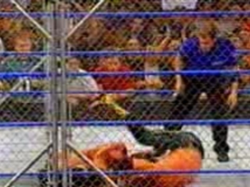 WWE Eddie Guerrero vs JBL- frog splash