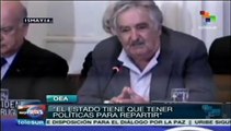 El Estado debe tener políticas para ayudar a repartir riqueza: Mujica