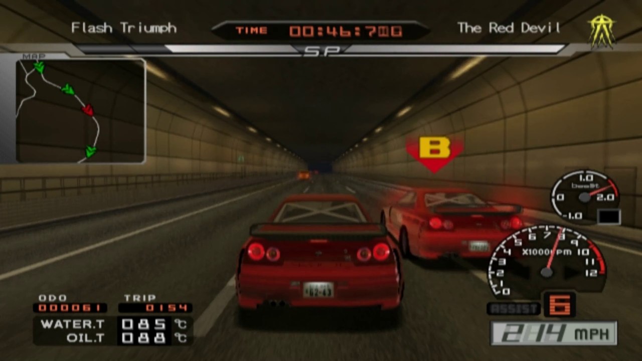 Tokyo Xtreme Racer 3 on PCSX2 (Widescreen Hack - Tokyo Route)