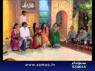 Samaa TV: Maya Khan Morning Show .... Girls Dancing on "Ali Ke Sath hay Zahra ki Shadi"