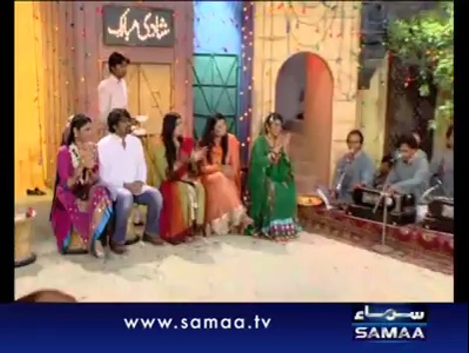 Samaa TV: Maya Khan Morning Show .... Girls Dancing on "Ali Ke Sath hay Zahra ki Shadi"