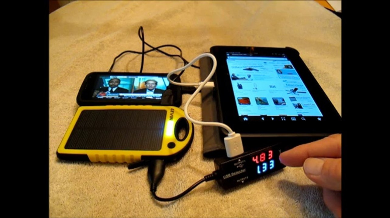 Levin 5000mAh Solstar Solar Panel Charger Review