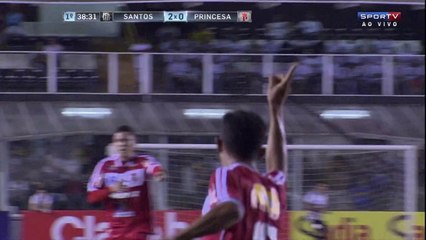 Santos derrota Princesa e segue na Copa do Brasil