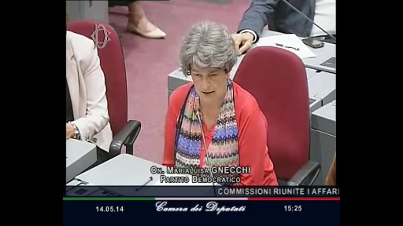 Roma - Audizione ministro Madia (14.05.14)