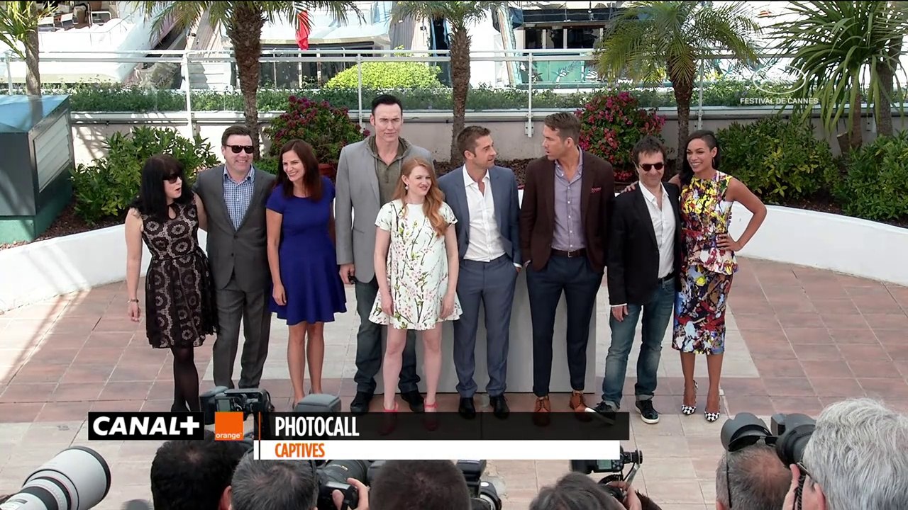 Captives : Photocall avec Ryan Reynolds, Atom Egoyan, Rosario Dawson