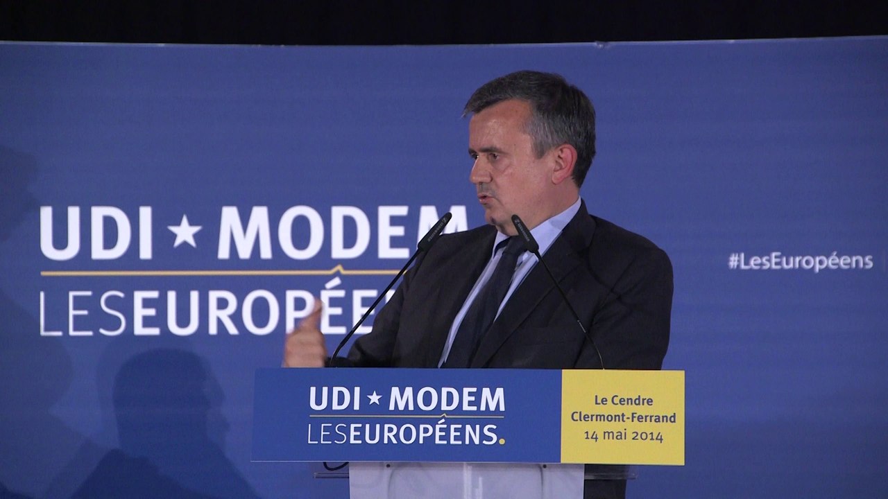 Discours d'Yves Jégo | Réunion publique, Clermont-Ferrand