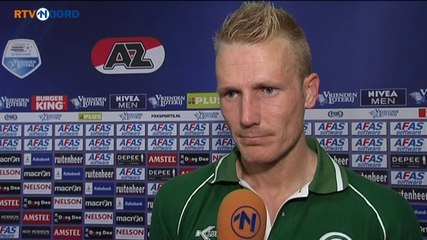 Nick van der Velden: Ik had niet het gevoel dat AZ kon scoren - RTV Noord