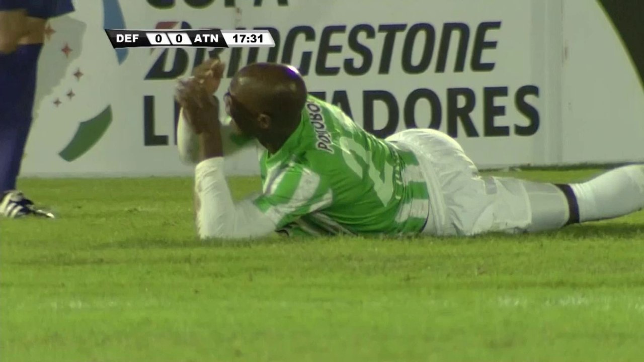 Copa Libertadores: Defensor Sporting 1-0 Atletico Nacional (3-0)