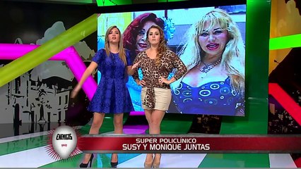 Susy Díaz y Monique Pardo se someten a riguroso tratamiento del cutis