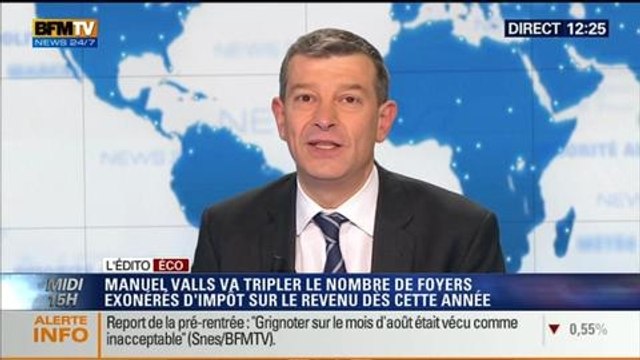 L'Édito éco de Nicolas Doze: Manuel Valls promet de relâcher la pression fiscale des ménages les plus modestes - 16/05