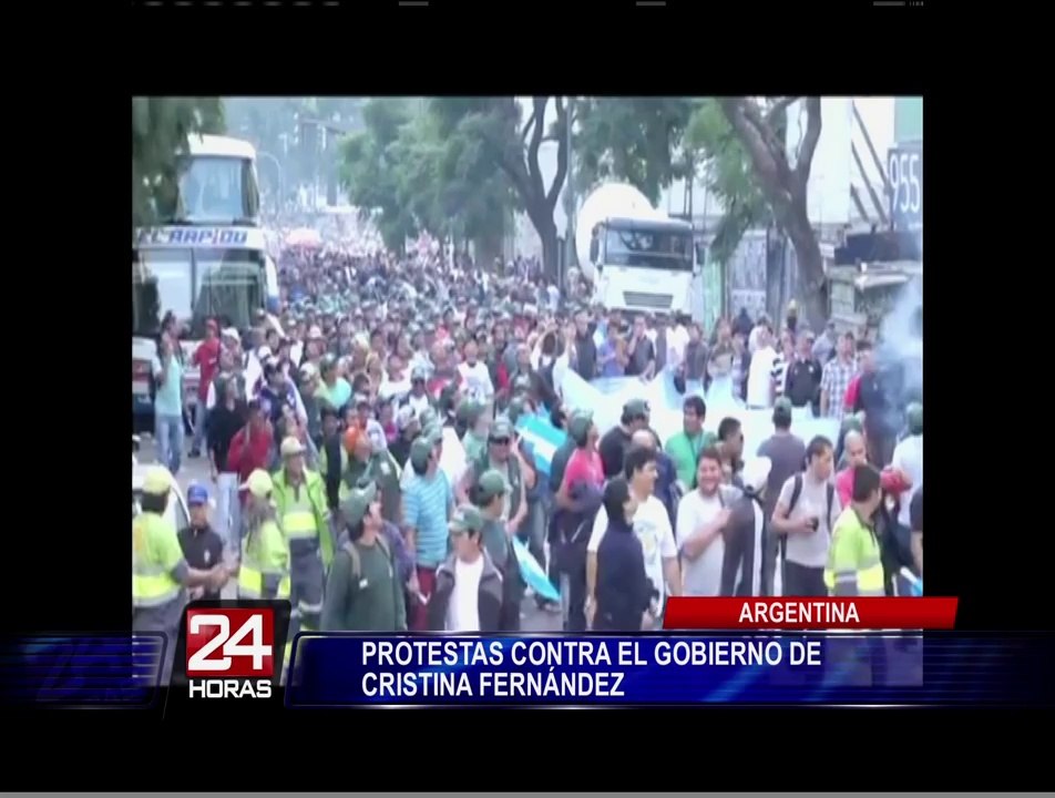 Argentina: multitudinarias marchas contra la inseguridad y la inflación