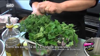 Recette de Skrei rôti sur une tarte de champignons et tomates