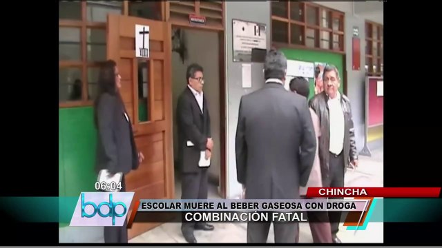 Chincha: joven muere en colegio tras beber gaseosa combinada con PBC