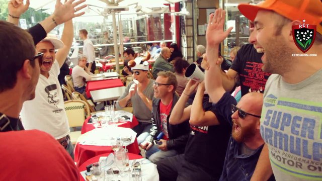 Pilou Pilou des supporters Toulonnais à Lille