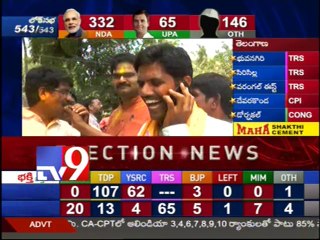 Narendra Modi takes mother's blessings after poll result