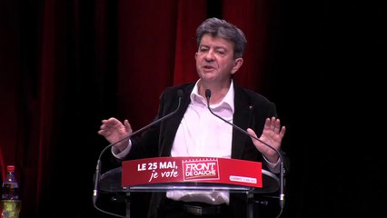 Jean-Luc Mélenchon en meeting Nancy