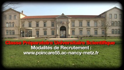 Classe prépa lycée Poincaré Bar le Duc