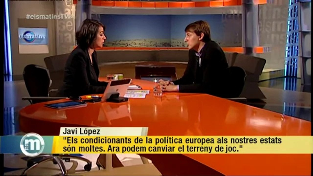 TV3 - Els Matins - Javi López: "És positiu que es mencioni el dret a decidir dels catalans al deb
