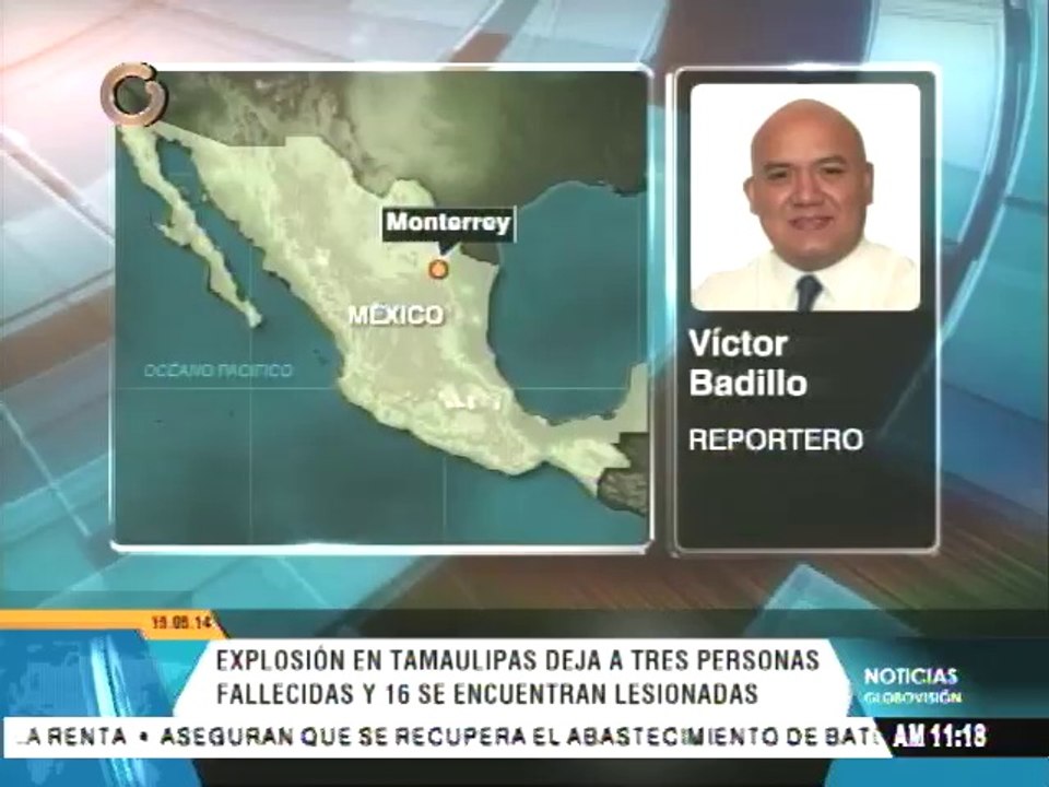 Suben a 3 muertos y 16 heridos por explosión en centro comercial de México