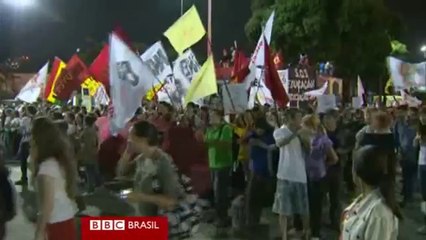 Centro de São Paulo vê cenas de violência em ato contra a Copa