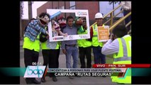 Rutas de Lima lanzó campaña que promueve el uso del puente peatonal