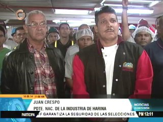 Trabajadores de la industria de la harina se declararon en emergencia