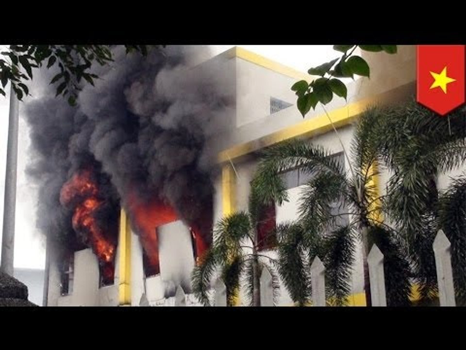 Foreign-owned factories in Vietnam burnt by anti-China protesters