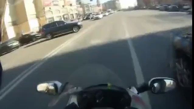 Yürekleri Ağza Getiren Motosiklet Kazası