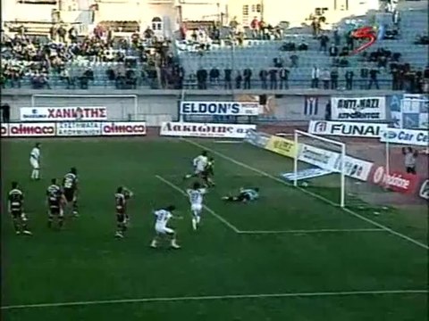 17η Ατρόμητος-ΑΕΛ 2-2 2006-07 Τα γκολ