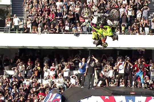 Nitro Circus presents The World First 4-Person Backflip - FMX