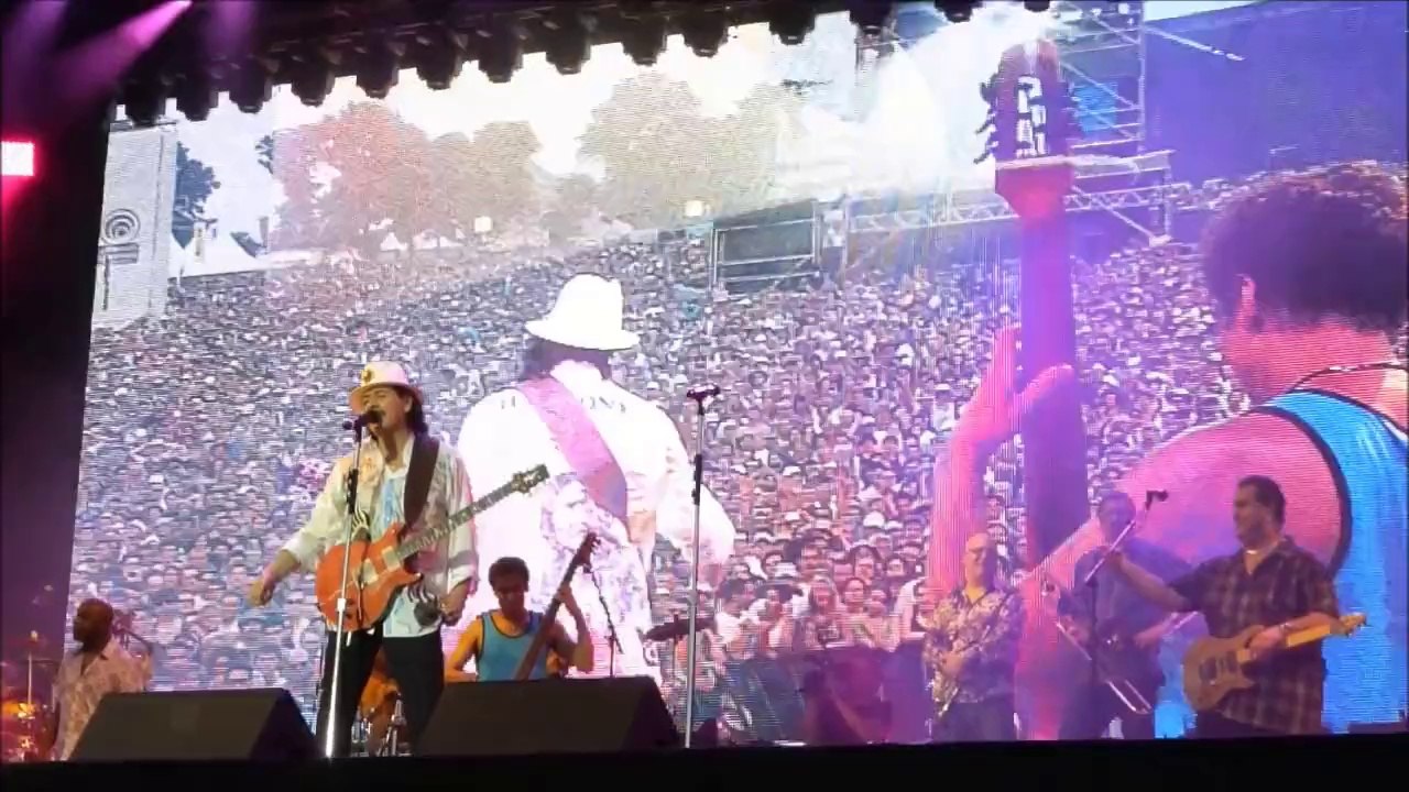 Santana - Love supreme intro - Vielles Charrues 2013