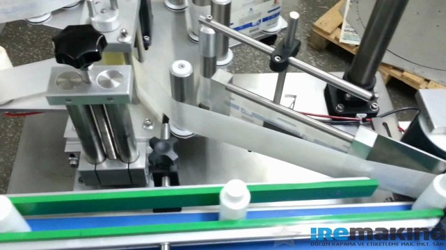 Rotari Tekli Likit Dolum, Kapak Besleme ve Etiketleme Makinası