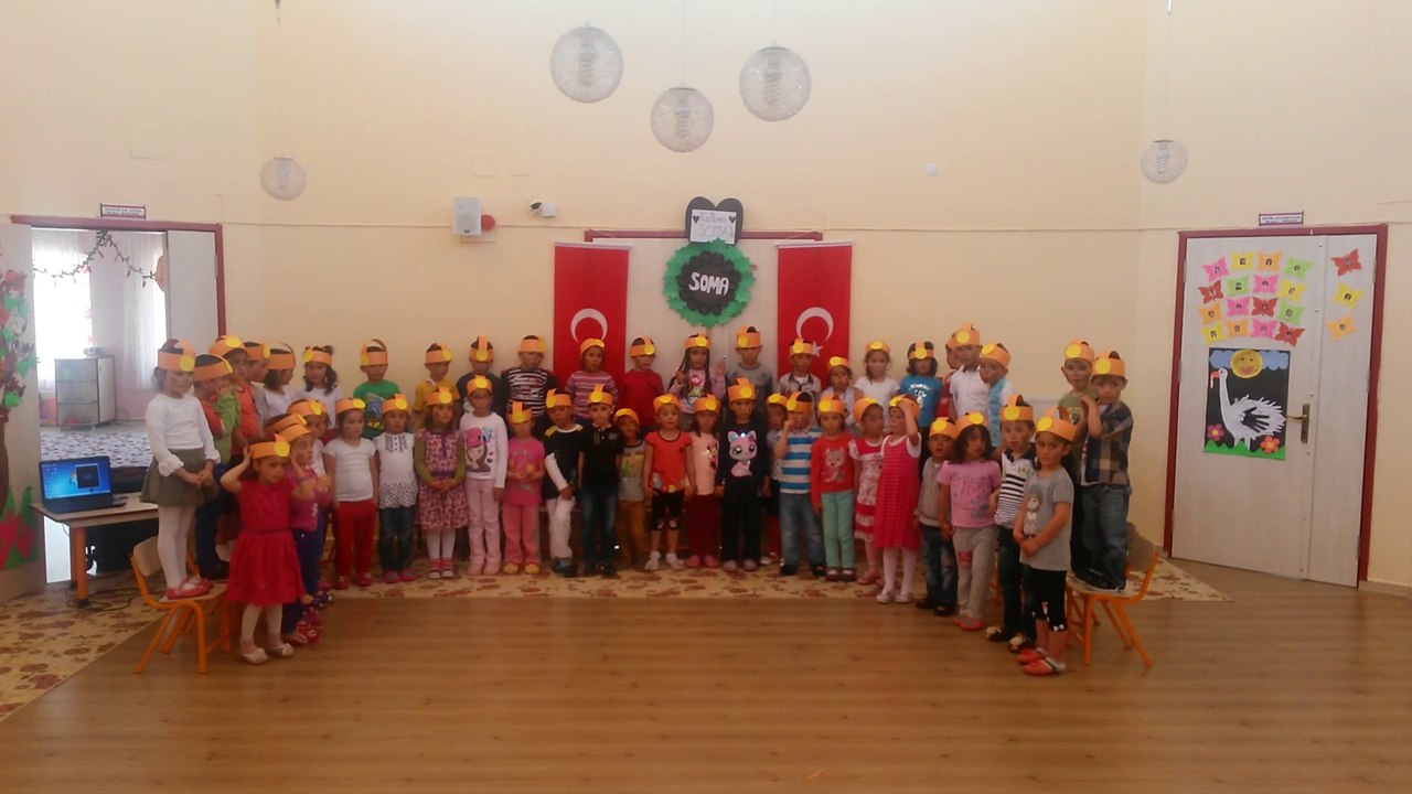 Elbistan Anaokulu Öğrencilerinden Soma'ya Yürekten Destek