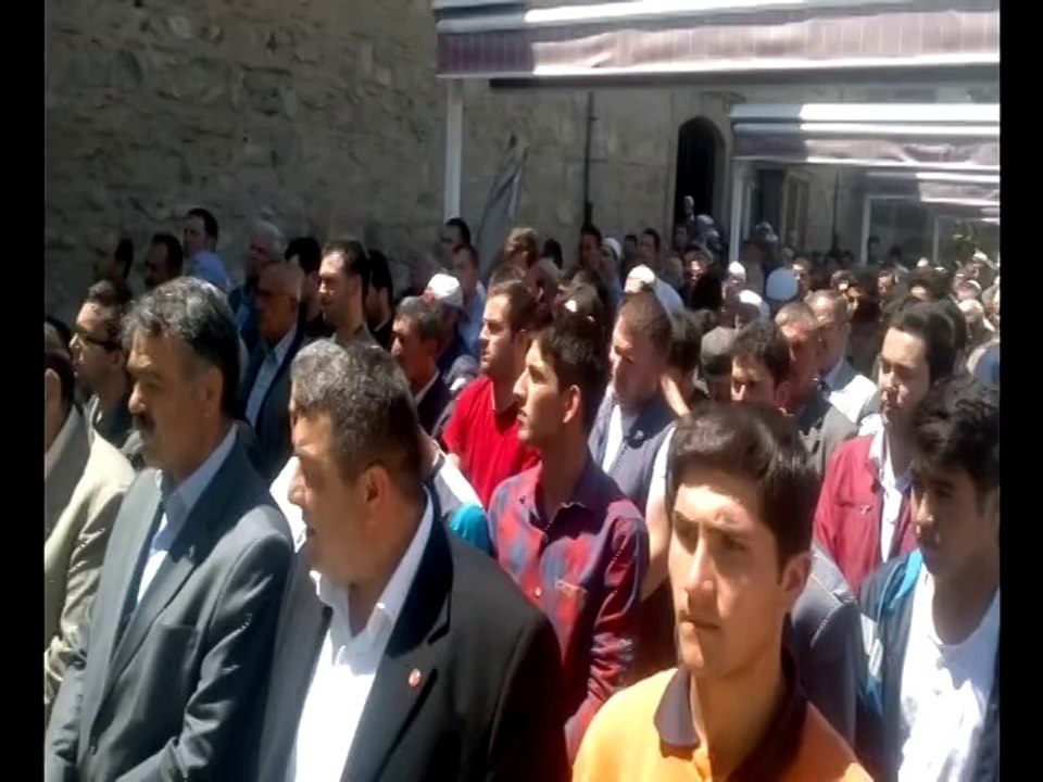 BOLVADİN ÇARŞI CAMİİ 'NDE  SOMA ŞEHİTLERİMİZİN GIYABİ CENAZE NAMAZI KILINDI  ( I )  (16/05/2014)