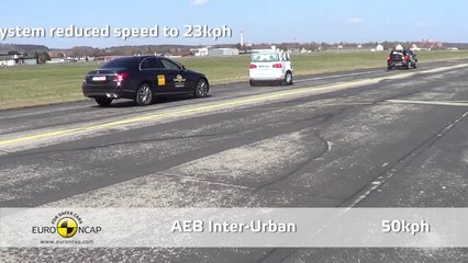 Mercedes Benz C class - 2014 - AEB Test