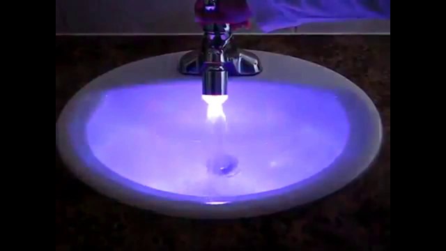 Renk Değiştiren Isıya Duyarlı Musluk Başlığı