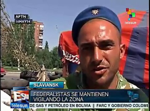 Ucrania: soberanistas de Slaviansk instalan nuevo puesto de control