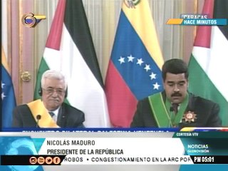 Venezuela garantiza suministro de energía a Palestina