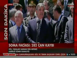 Tải video: Cumhurbaşkanı Abdullah  Gül - Soma'da Basın Açıklaması Yaptı    15 Mayıs 2014